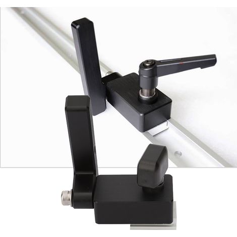 Guide d'onglet à fente en T menuiserie limiteur de glissière travail du bois rail en T bricolage outils à main (2) (1/5)