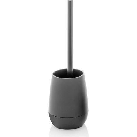 Porte-brosse WC TRENDY noir (1/2)