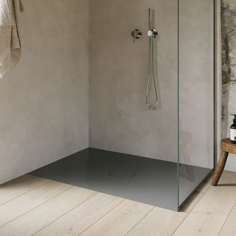 Bette Air Duschwanne 100 x 90 x 1 cm mit Antirutsch Pro u. Minimum Wannenträger (1/2)