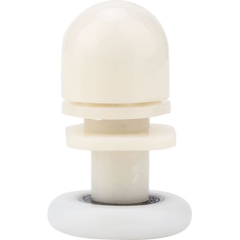 Galets de Porte pour Portes Vitrées de Salle de Bain Kit de 8 Roulements Plastique Durable 25mm avec Roulement Silencieux (1/5)