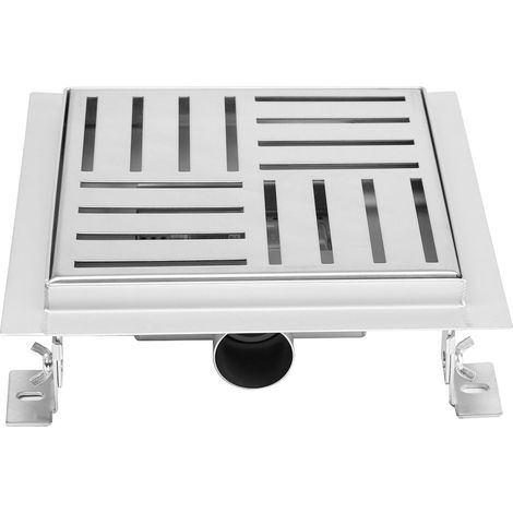 Bc-elec - Q05-20 Plato de ducha de acero inoxidable 20cm, plato de ducha, altura ajustable 63-83mm