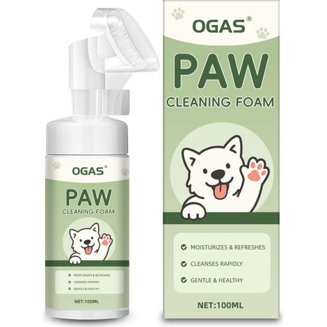 OGAS Paw Cleaner for Cats and Dogs: A gentle, non-irritating foam cleaner for removing dirt and impurities. (1/5)