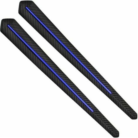 2pcs bandes de protection de pare-chocs de voiture, autocollant de voiture universel Protection de pare-chocs avant bord arrièr (1/4)