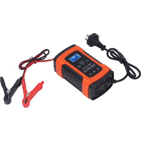 Chargeur de batterie intelligent avec prise standard australienne, 100-240 V, charge automatique en trois étapes, affichage sur écran, chargeur de réparation par impulsions. (1/5)