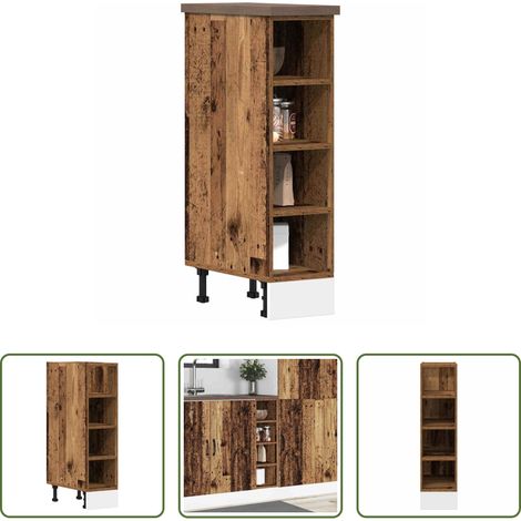 - Unterschrank Altholz-Optik 20x44,5x81,5 cm Holzwerkstoff (1/5)