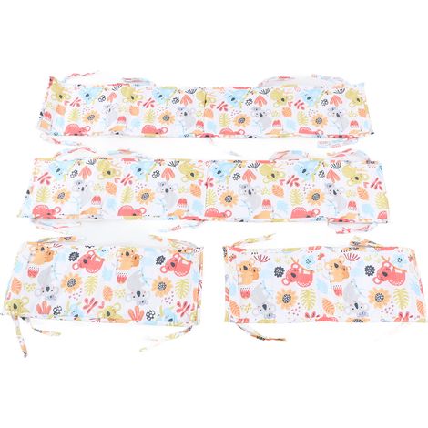 Barrière de lit pour tout-petits (lot de 4) - Protection souple et renforcée contre les collisions - Type 2 (1/5)