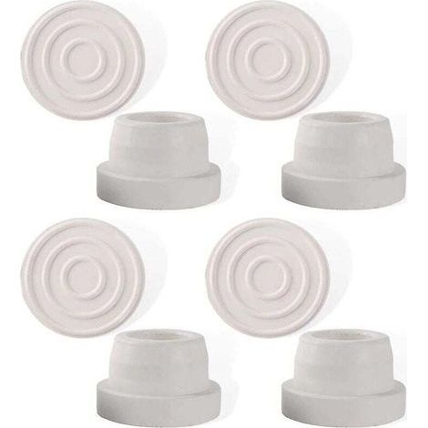 Lot de 4 butoirs en caoutchouc pour échelle de piscine, adaptés aux tubes de 4,8 cm de diamètre intérieur, bouchons pour échelle de piscine creusée, accessoires de protection pour revêtement de (1/4)