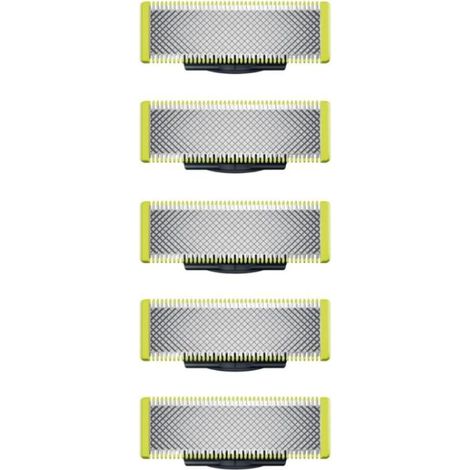 ANDIAMO Kompatibel mit OneBlade – Ersatzklingen für den OneBlade Elektrorasierer/Trimmer. Langlebiger Edelstahl. Zum Trimmen, Stylen und Rasieren. 5er-Pack.