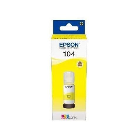 EPSON Kit de Remplissage dEncre Epson EcoTank 104 - Jaune - Jet dencre - 7500 Pages - 1 Units