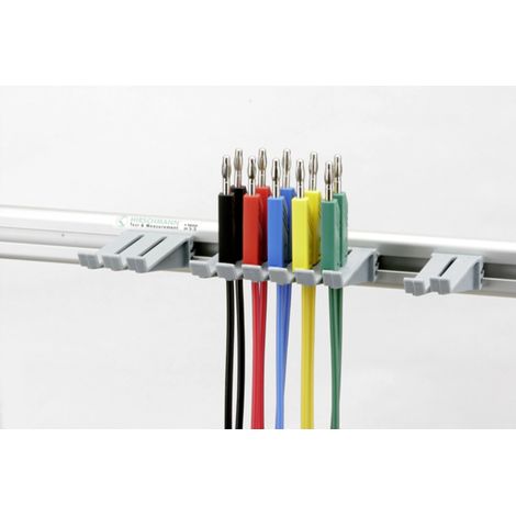 SKS Hirschmann PMS 4 LMLH Messleitungs-Set Lamellenstecker 4 mm Lamellenstecker 4 mm 1.00 m Schwarz,