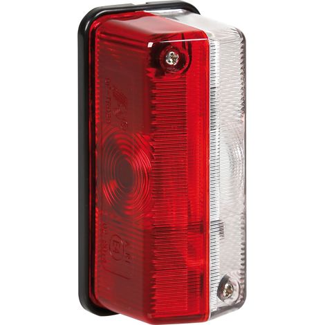 Luce ingombro - 12/24V - Bianco/Rosso (1/4)
