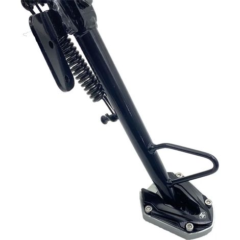 (Noir) Nouveau accessoire compatible Brixton Felsberg 125/250 : béquille latérale, extension, repose-pieds. Compatible avec Felsberg 125 et Felsberg 250 Maxpower. (1/3)