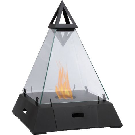 Camino a Bioetanolo da Pavimento 65x45x45 cm 3,10kW Las Vegas Junior Nero (1/5)