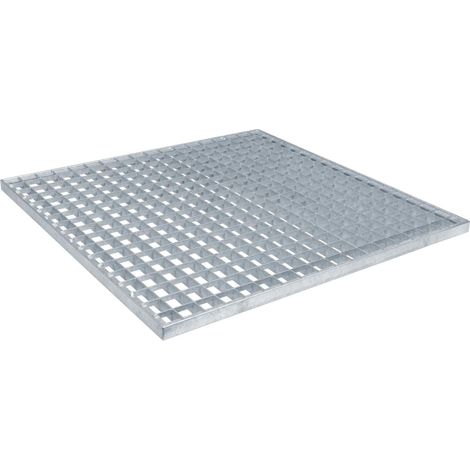 Rejilla Plateado 60 x 60 x 2 cm vidaXL (1/5)