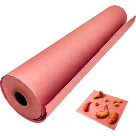 1 feuille de papier boucher rose, papier kraft barbecue, le papier boucher original (1/5)