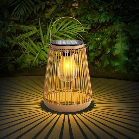 Lampes solaires d'extérieur pour jardin, lanterne solaire suspendue en métal, décoration étanche pour extérieur, patio, cour, porche, pelouse, jardin (SKU produit : 96643786 SKU Offre : mkh25.7.14-7) (1/4)