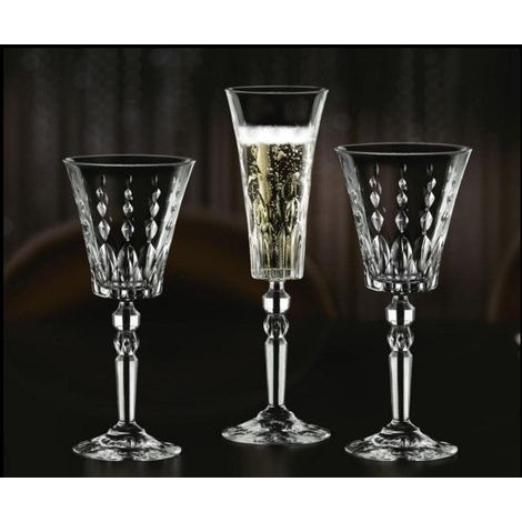 RCR Cristalleria Italiana Set Marilyn 18 Pz - 6 Flute, 6 Clice 2, 6 Calive 3 (1/3)