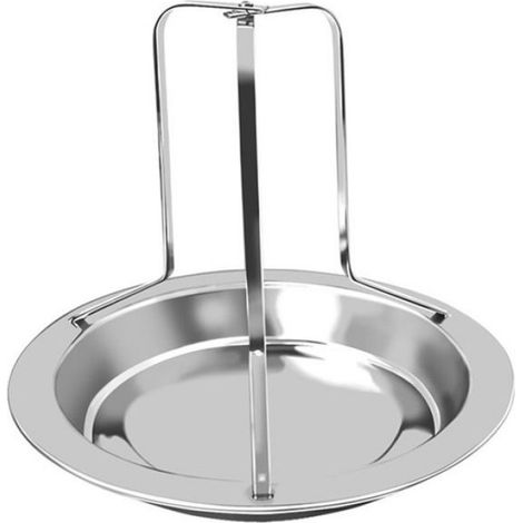 Support Poulet - Acier Inoxydable - Pliable Vertical Pour Four Et Barbecue - 15 x 19 3 Cm - 200 G (1/4)