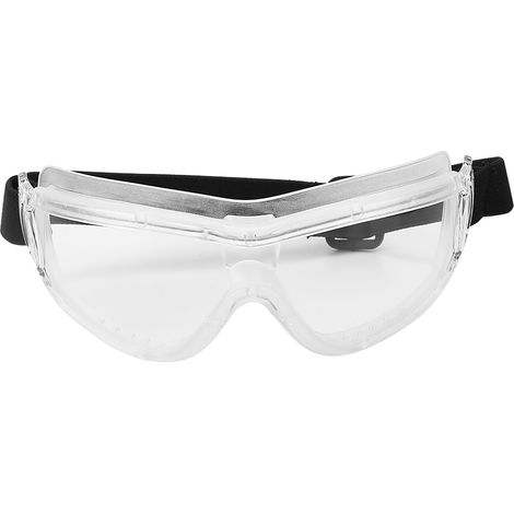 Lunettes de sécurité pour enfants, anti-postillons, anti-buée, transparentes, pour l'extérieur (blanches) (1/5)