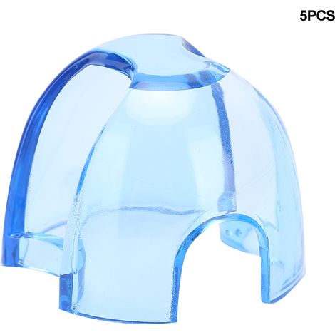Lot de 5 écarteurs buccaux orthodontiques dentaires pour les lèvres et les joues, accessoire buccal transparent bleu (1/5)