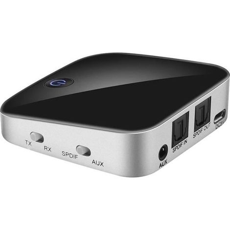 BTI-029 Adaptateur Bluetooth 5.0 2 en 1 éMetteur Bluetooth 3.5Mm AUX SPDIF RéCepteur Audio pour Casque Haut-Parleur (1/4)