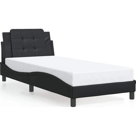 Maison Exclusive - Giroletto senza Materasso Zadar Nero 100x200 cm in Similpelle (1/5)