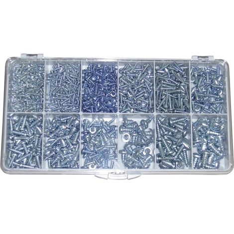 Assortiment de vis à tôle 730 pcs (1/3)