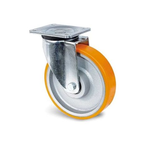 Roulette industrielle Guitel Hervieu, Acier galvanisé, Ø 250mm, 800kg ( Prix pour 1 )