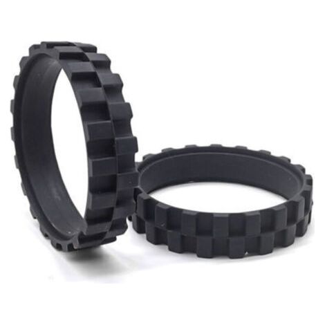 Pneu/caoutchouc de remplacement compatible avec Roomba 500, 600, 700, 800, 900, e, i, S. Remplace roue latérale de votre Robot. Pièce de rechange compatible avec iRobot Roomba Durabilité (1/4)