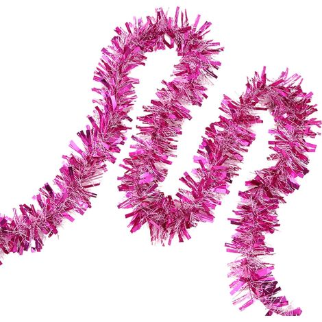 Guirlande En Paillettes - 2 M - Pour Arbre De Noël, Escaliers Et Rampes - Extérieur Et Intérieur - 1 Pièce (1/5)