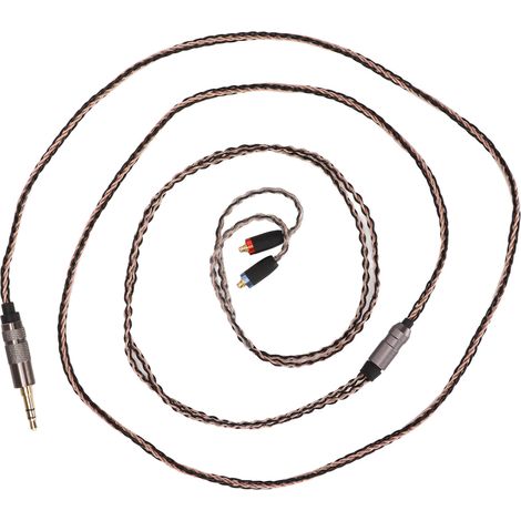 Ersatzkabel für MMCX 3,5 mm Kopfhörer, 8 OFC-Leiter, kompatibel mit den Modellen SE535, UE900, UE900s, SE215, SE425 und BGVP. (1/5)