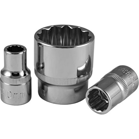 JBM 13627 1/2 MINI XZN DOUILLE DU 30MM, CHROMÉ (1/2)