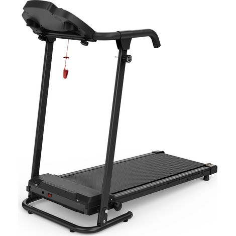 Cinta de correr plegable 2 en 1 para casa, acero negro, 120 kg, HOMVRA (1/5)