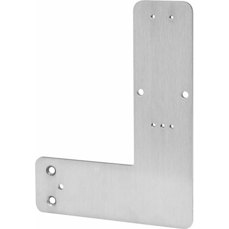 Montageplatte Montage an Rohrrahmentür Türwächter DIN links / rechts L210xB160mm (1/5)