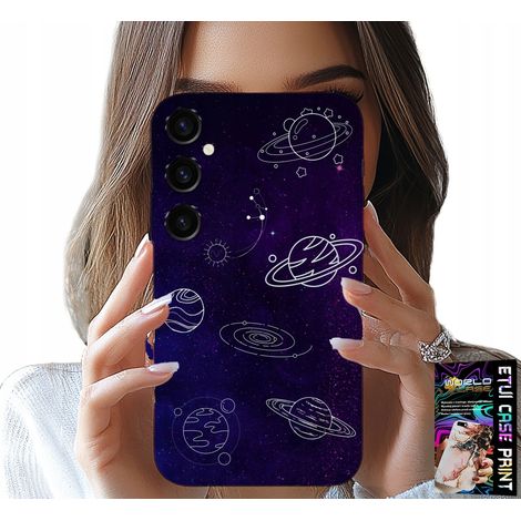 Custodia per Samsung Galaxy M35 4G - motivi di spazio, pianeti, stelle e galassia (1/5)