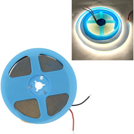 COB-LED-Streifen der nächsten Generation, Niederspannung, flexibel und selbstklebend, 5 m, geeignet für den Innen- und Außenbereich, neutrales Licht 4000 K. (1/5)
