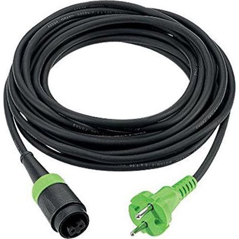 Cordon d'alimentation secteur 230 V (norme européenne) de 5 m (Pièce de rechange) — Compatible avec les meuleuses d'angle et aspirateurs Festool (Réf. 489421)