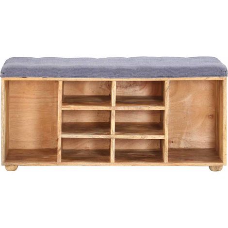 Maison Exclusive - Flurbank 100×35×47 cm Mango Massivholz (1/5)