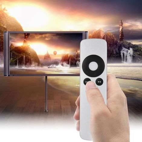 Télécommande de remplacement pour Apple TV1 TV2 TV3 Contrôleur de télécommande TV durable universel(batterie non incluse)---RAC-Ywey (1/4)