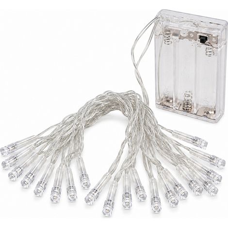 Linder Exclusiv Cadena de Navidad a pilas 20 LED Blanco frío (1/3)