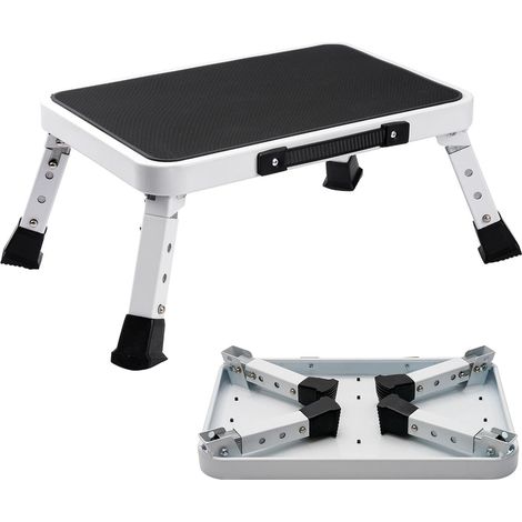 Marche Pied Pliable, Tabouret Pliant Marche Pied, Escabeau Pliable, Marchepied pour Camping-Car, Step Stool, Petit Marchepied pour Adultes Âgés, pour Tout-Petits, Salles de Bains, Maison (1/5)