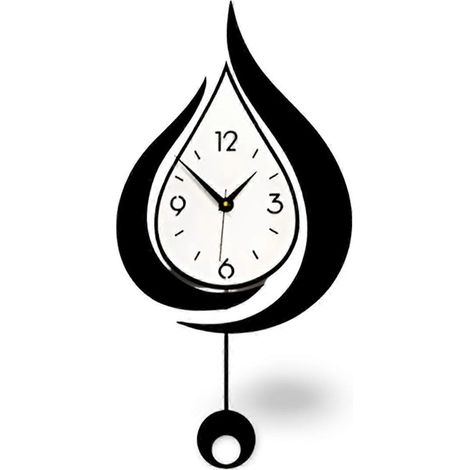 Wohnzimmer-Wanduhr, Eingangsuhr, geräuschlose Uhr ohne Stempelfunktion – wie abgebildet