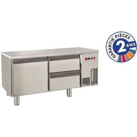 Soubassement Réfrigéré Positif Inox 140 L - Baron