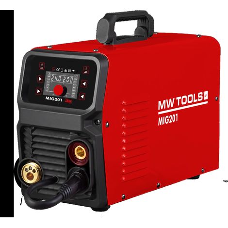Poste à souder inverter MIG synergique 200A multiprocédés - MIG/MAG, MMA et FLUX MW Tools MIG201