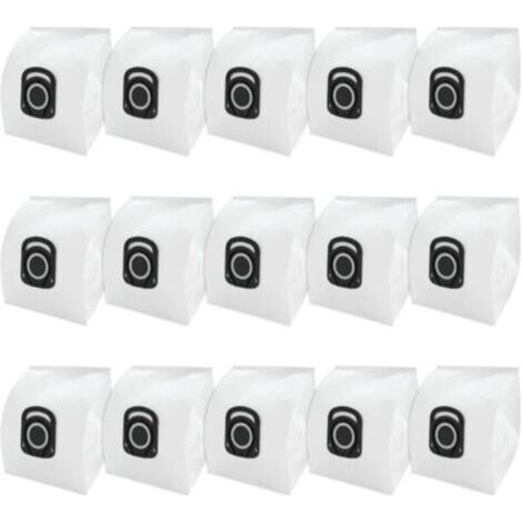 15 Sacs à Poussière pour Rowenta+ ZR200520 ZR200720,sacs d'aspirateur pour Rowenta Compact Power, X-Trem Power & Silence Force (RO64xx, RO63xx, RO68xx, RO39xx)