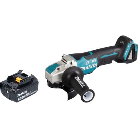 Smerigliatrice angolare a batteria Makita DGA 520 F1X1 18 V 125 mm X-LOCK Brushless + 1x batteria ricaricabile 3,0 Ah - senza caricabatterie