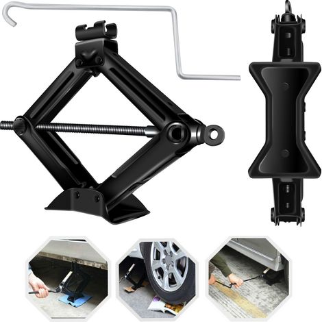 Ciseaux ascenseur 2,0 tonnes acier ciseaux ascenseur Kit remplacement pneus durable outil