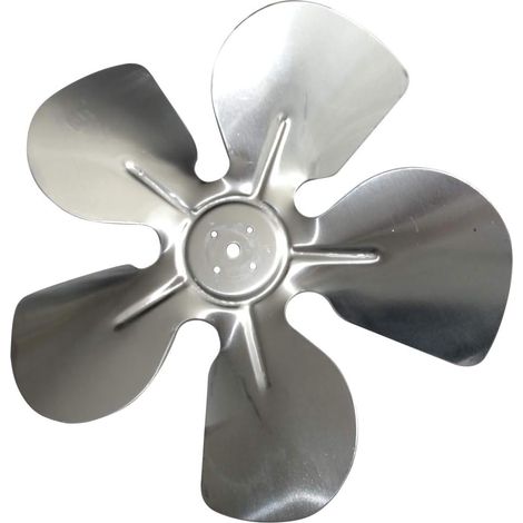 Hélice Ventilateur Aluminium - 1 Pièce - Métal Robuste - Aspiration Rotation Gauche 28° - Système Ventilation Industriel - Ø254mm