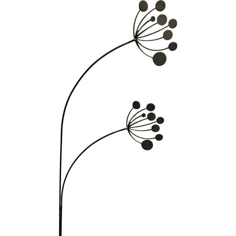 Cow Parsley Garden Art - Bare Metal/Ready to Rust - W37 x H133 cm