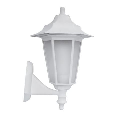 Lámpara de jardín exterior blanca IP44 E27 40W BEGONYA2 Ideus 03080